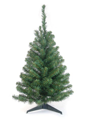 3' Northern Spruce Tree with Plastic Stand - 120 Green Tips 2024 Christmas Collection