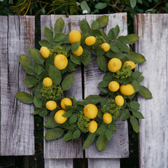 22" Lemon Wreath 2024 Christmas Collection