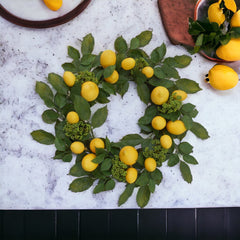 22" Lemon Wreath 2024 Christmas Collection