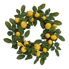 22" Lemon Wreath 2024 Christmas Collection