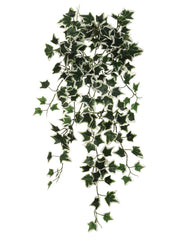 Hanging English Ivy Bush w/ 204 Silk Leaves - 19" Long - Larksilk