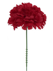 5" Carnation Flower Pick - 3.5" Diameter (100PCS)