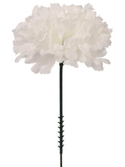 5" Carnation Flower Pick - 3.5" Diameter (100PCS)