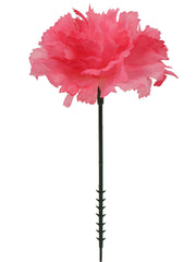 5" Carnation Flower Pick - 3.5" Diameter (100PCS)