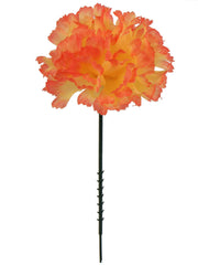 5" Carnation Flower Pick - 3.5" Diameter (100PCS)