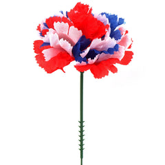 5" Carnation Flower Pick - 3.5" Diameter (100PCS)