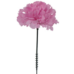 5" Carnation Flower Pick - 3.5" Diameter (100PCS)