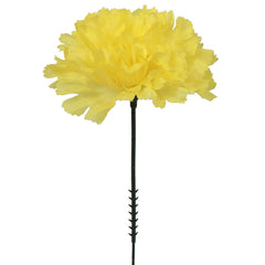 5" Carnation Flower Pick - 3.5" Diameter (100PCS)