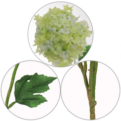 38" Snowball Viburnum Spray