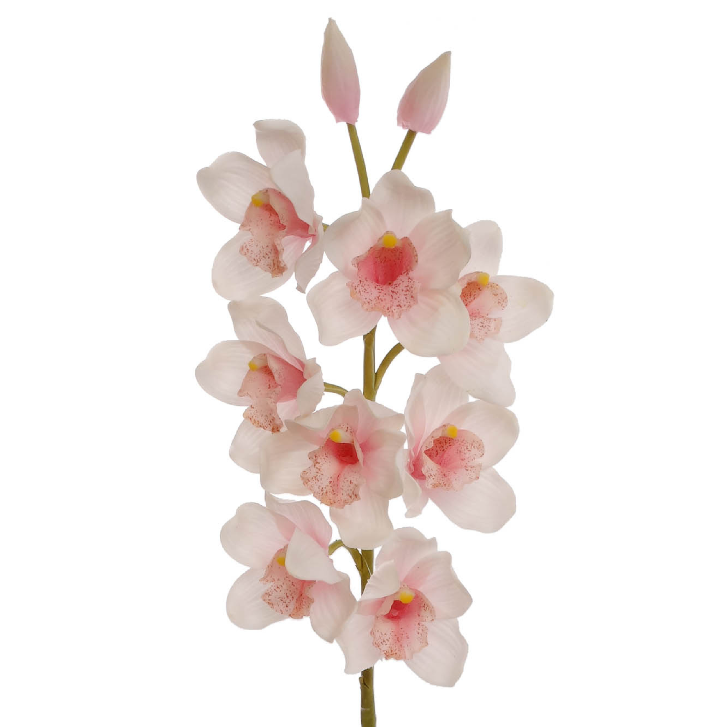 Artificial Silk Orchid Bouquet Small Cymbidium Various Colors – RusticReach