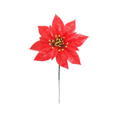 Poinsettia Head Picks - 7" Diameter 2024 Christmas Collection