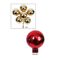 30mm Glass Ball (6/DZ) 2024 Christmas Collection