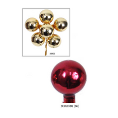 30mm Glass Ball (6/DZ) 2024 Christmas Collection