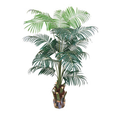 7ft Wine Areca Palm Tree w/ 15 Silk Fronds (Without Pot)